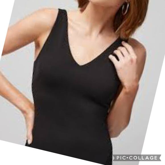 HoneyLove Padded Shapewear Tank in Black 1x NWOT $84 21010 - Picture 1 of 5